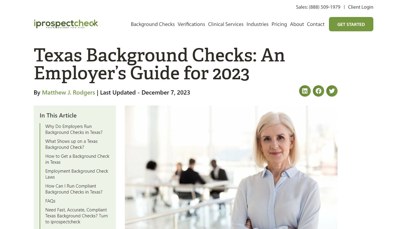 Texas Background Checks: An Employer's Guide for 2023 - iprospectcheck